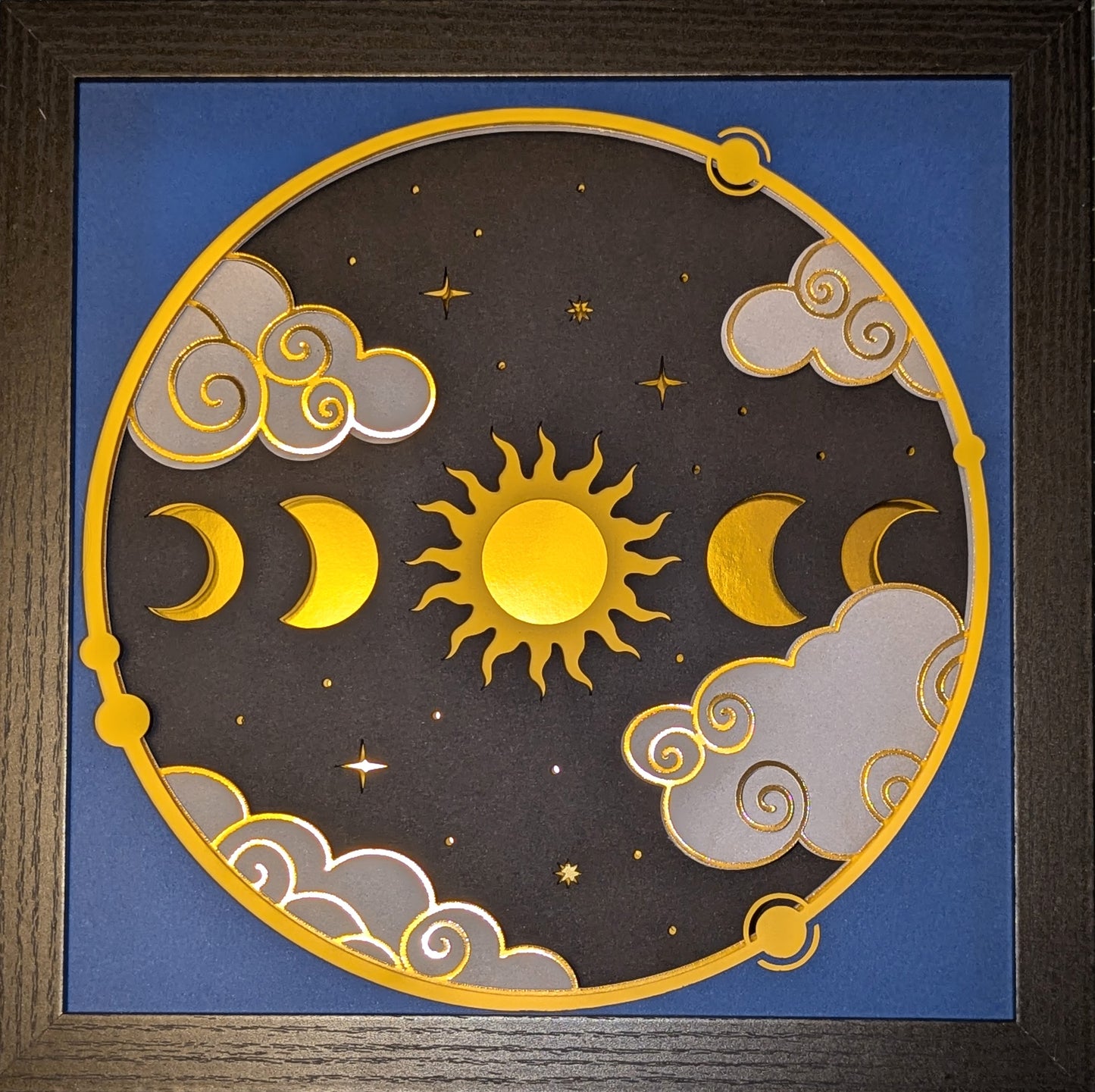 Sun and Moon Shadow Box