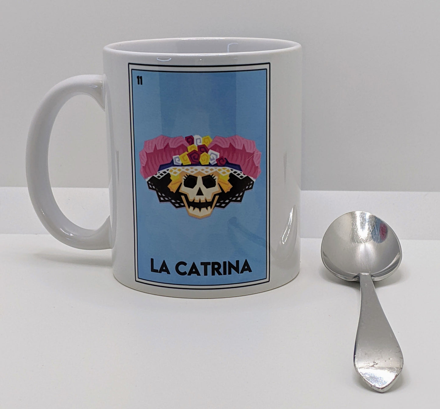 New Mexico Lotería Mug - Catrina - Calavera - Day of the Dead - Dia de los Muertos
