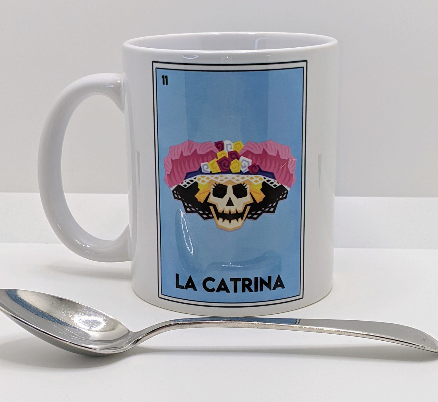 New Mexico Lotería Mug - Catrina - Calavera - Day of the Dead - Dia de los Muertos