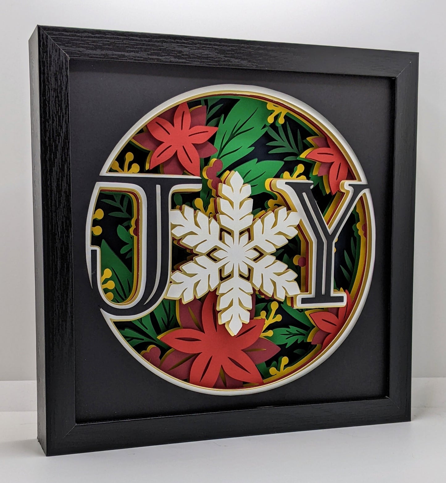 Joy Shadow Box - Holiday - Christmas Decoration