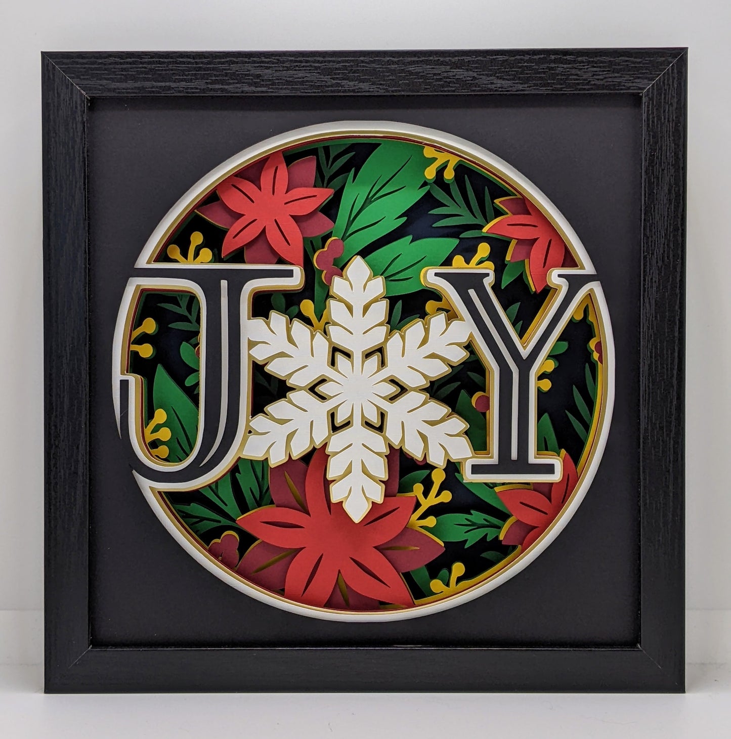 Joy Shadow Box - Holiday - Christmas Decoration