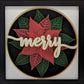 Merry Shadow Box - Holiday - Christmas Decoration