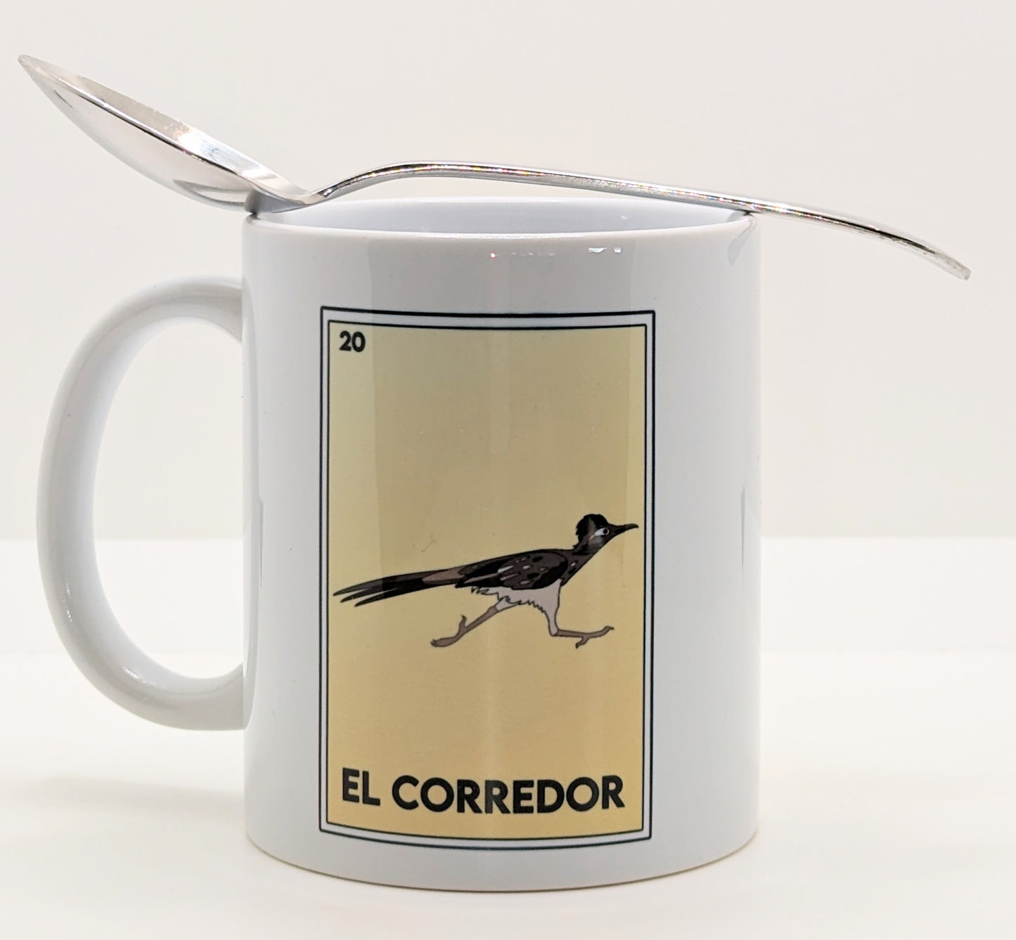New Mexico Lotería Mug - El Corredor - The Roadrunner