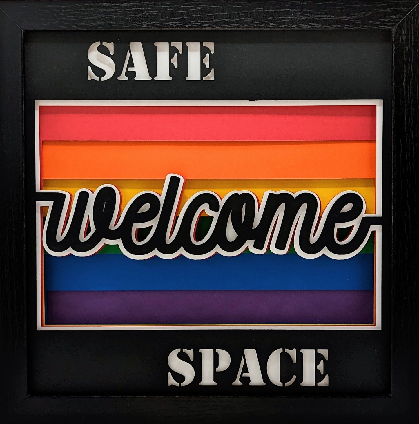 Safe Space Pride Shadow Box