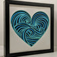 Ocean Heart Shadow Box - Available in Three Colors