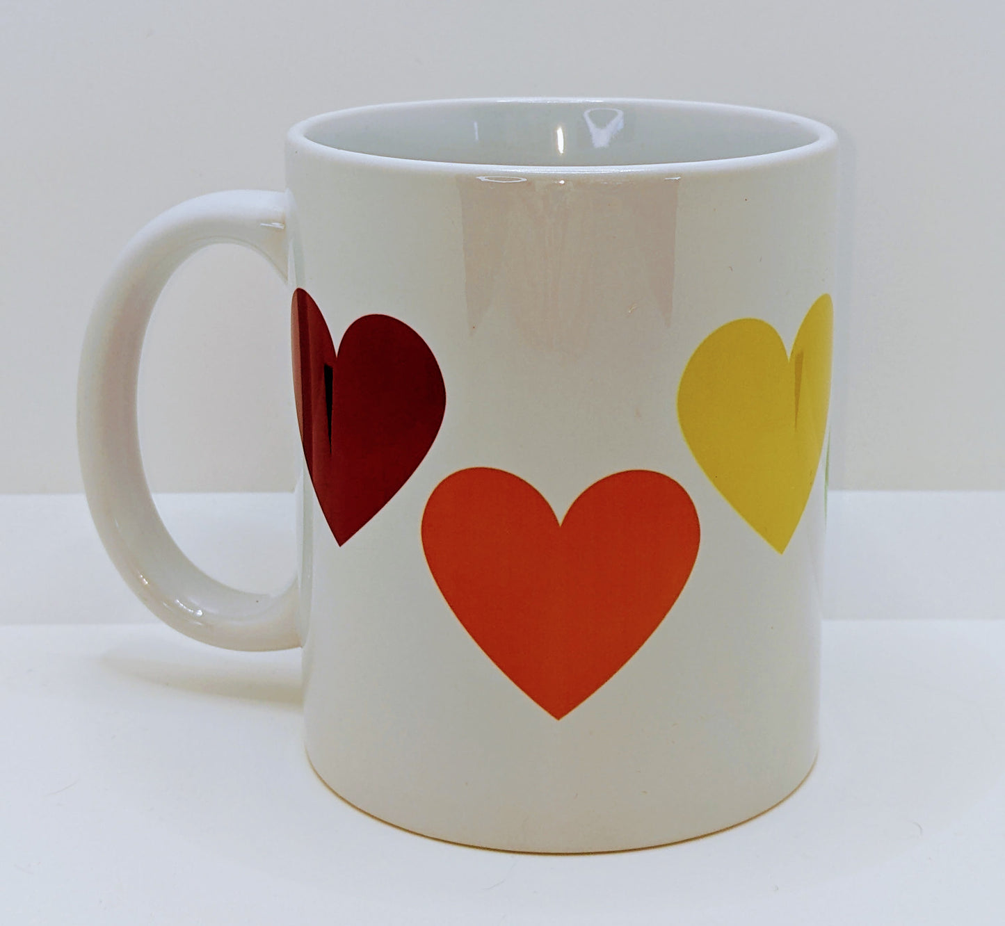 Pride Hearts Ceramic Mug