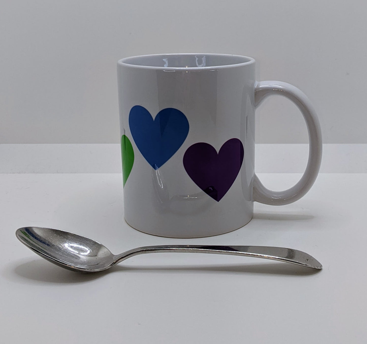 Pride Hearts Ceramic Mug