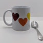 Pride Hearts Ceramic Mug