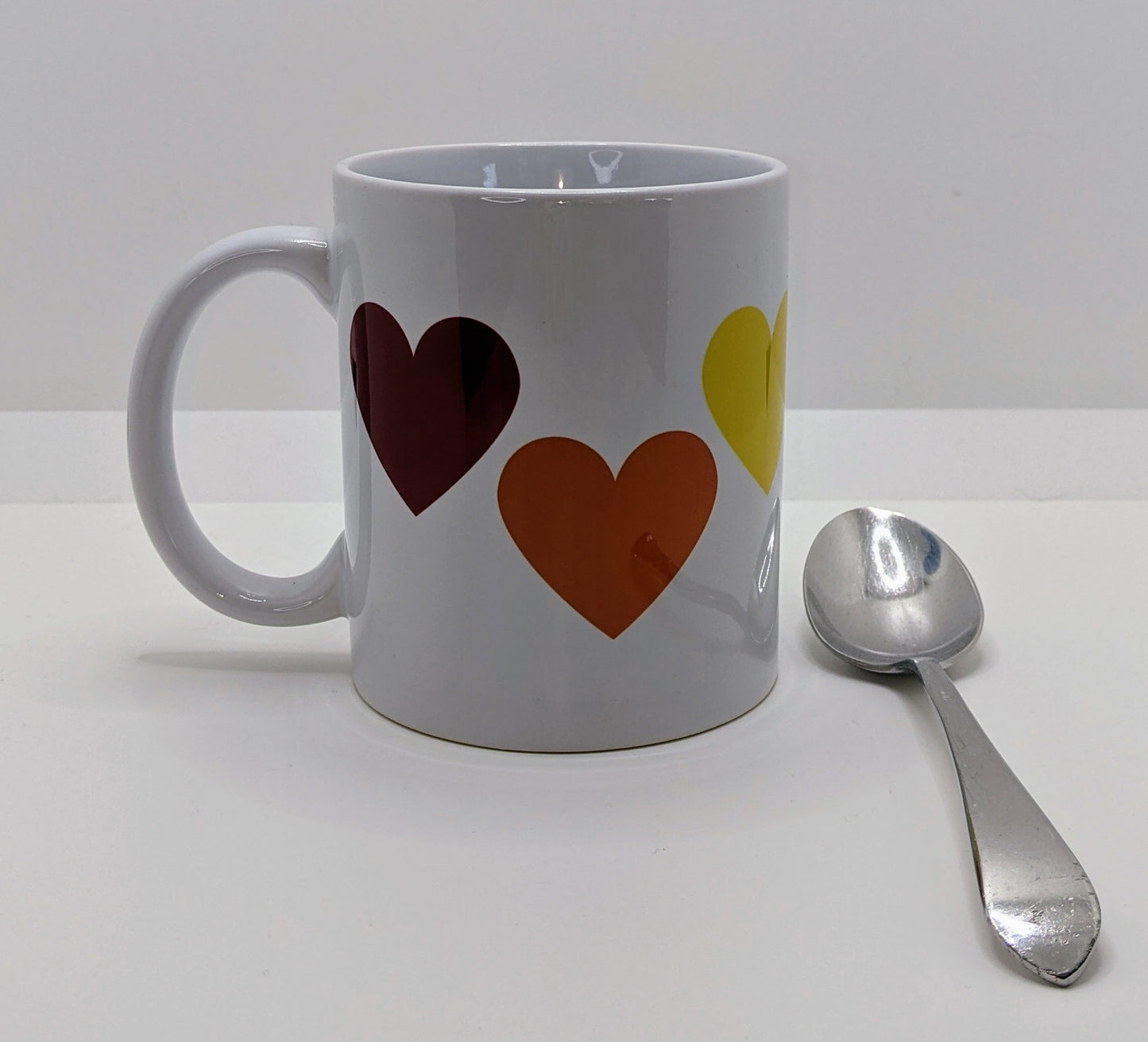 Pride Hearts Ceramic Mug