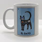 New Mexico Lotería Mug - El Gato - The Cat