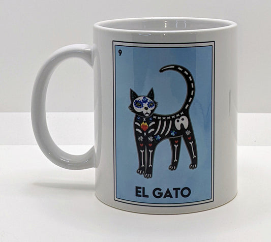 New Mexico Lotería Mug - El Gato - The Cat